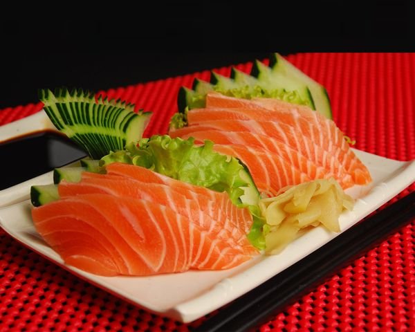 Sashimi de Salmão